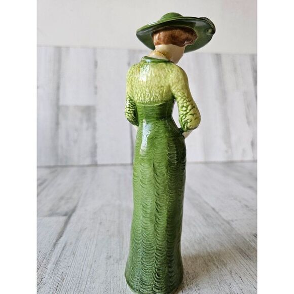 Goebel AS IS green lady Victorian 1628321 Germany figurine - Picture 5 of 9